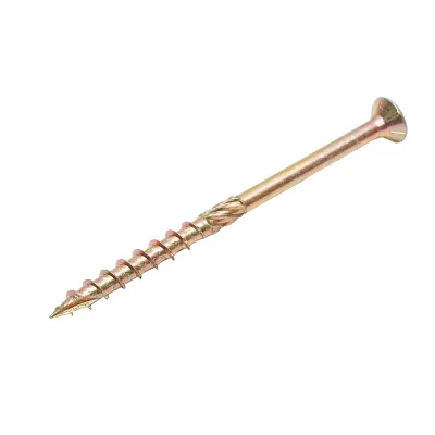 Vite autofilettante per legno a testa svasata 8x120mm tipo torx TX40, 100 pz/scatola - immagine 3