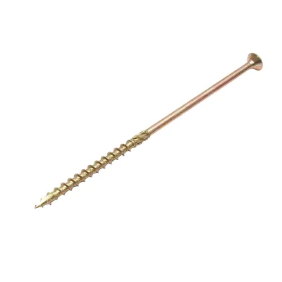 Vite autofilettante per legno a testa svasata 8x200mm tipo torx TX40, 50 pz/scatola - immagine 3