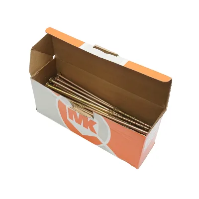 Vite autofilettante per legno a testa svasata 8x240mm tipo torx TX40, 50 pz/scatola - immagine 4