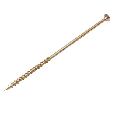 Vite autofilettante per legno a testa svasata 8x240mm tipo torx TX40, 50 pz/scatola - immagine 3