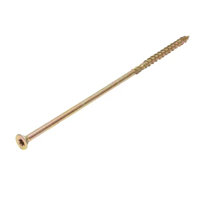 Vite autofilettante per legno a testa svasata 8x240mm tipo torx TX40, 50 pz/scatola - immagine 2