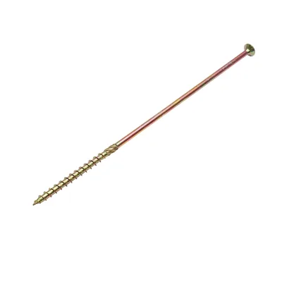 Vite autofilettante per legno a testa svasata 8x280mm tipo torx TX40, 50 pz/scatola - immagine 2