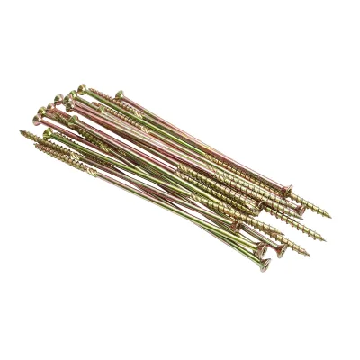 Vite autofilettante per legno a testa svasata 8x280mm tipo torx TX40, 50 pz/scatola