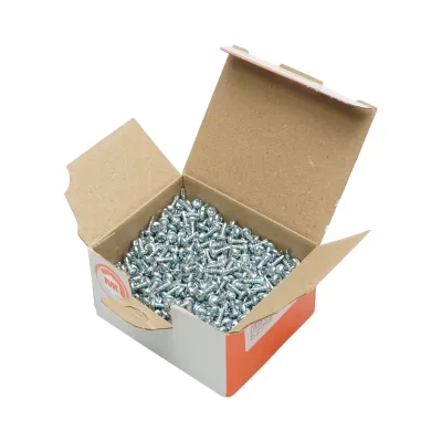 Vite autoforante per cartongesso 3,5x9,5mm in acciaio zincato, testa semitonda 1000 pz/scatola - immagine 4