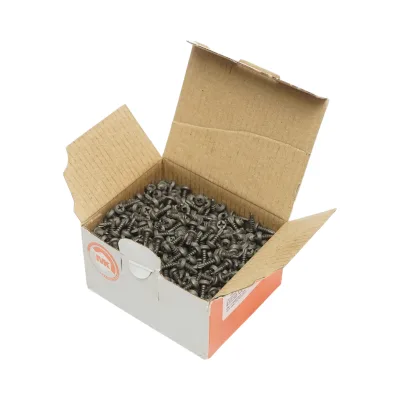 Vite autoforante per cartongesso 3,9x11mm in acciaio fosfatato, testa semitonda 1000 pz/scatola - immagine 4