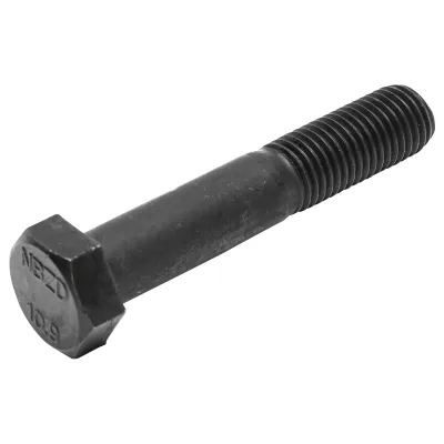 Vite nera testa esagonale DIN 931 M20x110 G10,9 25 pz/conf. - immagine 3