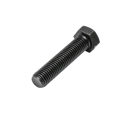 Vite nera testa esagonale DIN 933 M18x80 G10,9 25 pz/conf. - immagine 2
