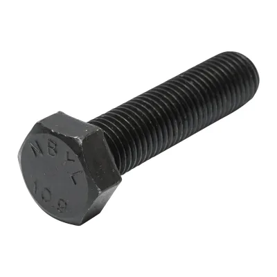 Vite nera testa esagonale DIN 933 M20x80 G10,9 25 pz/conf. - immagine 3