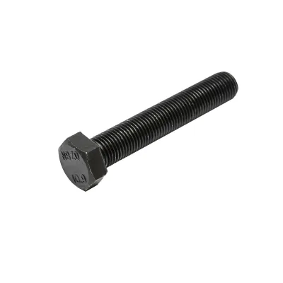 Vite nera testa esagonale DIN 961 M14x1,5x80 G10,9 50 pz/conf. - immagine 3
