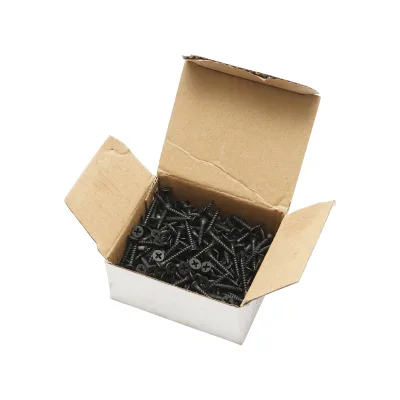 Viti autofilettanti cartongesso 3,5x25mm in acciaio fosfatato testa svasata 250 pz - immagine 3