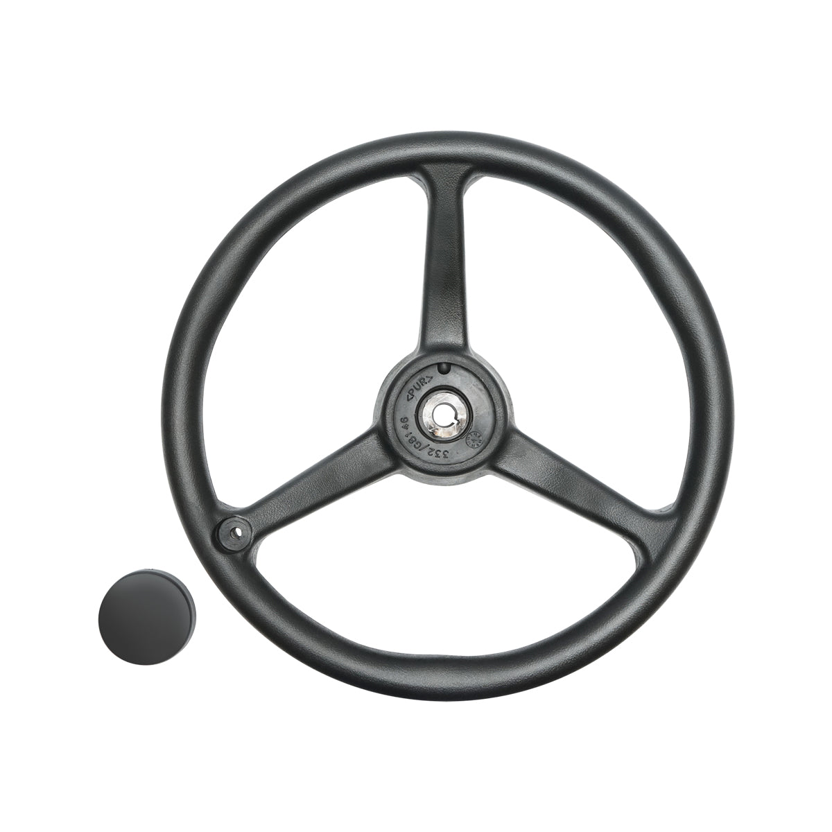 Volante vecchio modello con montaggio a cuneo per JCB 3CX, 4CX OEM 125-35000 - immagine 2