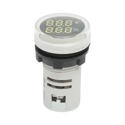 Voltmetro e indicatore di frequenza LED bianco 0-99Hz/50-500V AC Breckner Germany
