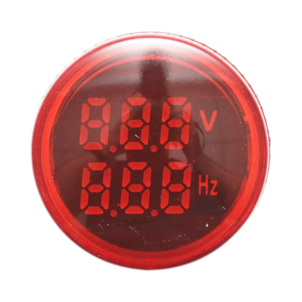 Voltmetro e indicatore di frequenza LED rosso 0-99Hz/50-500V AC Breckner Germany - immagine 2