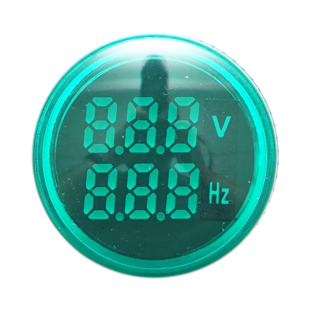 Voltmetro e indicatore di frequenza LED verde 0-99Hz/50-500V AC Breckner Germany - immagine 2