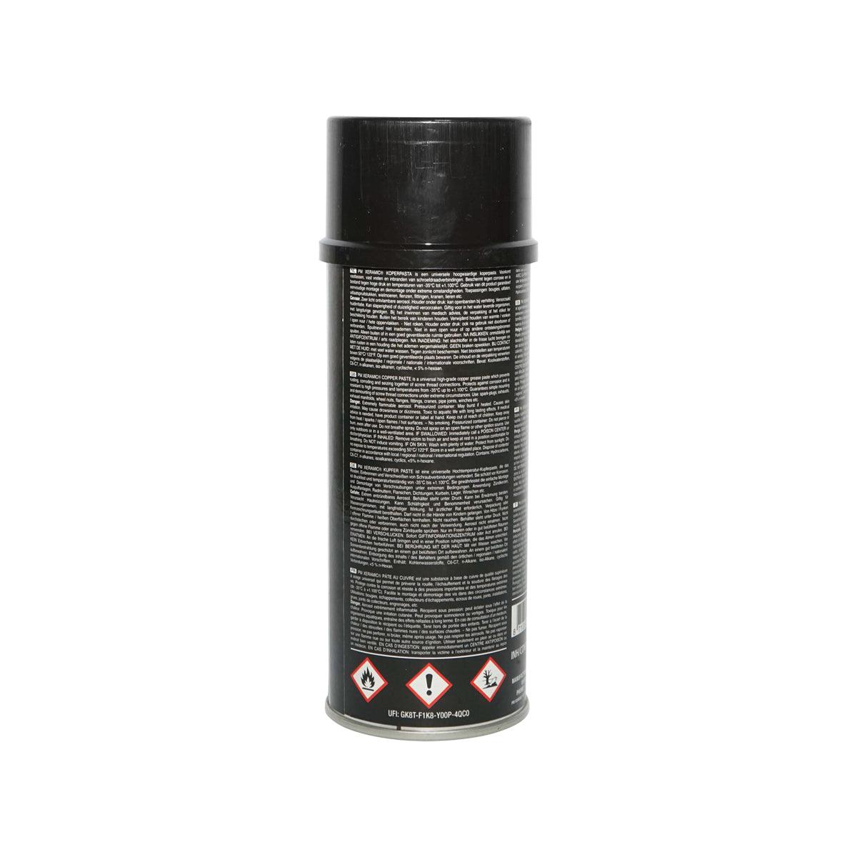 Xeramic Spray al Rame Professionale 400 ml, Previene Ruggine e Corrosione, Resistente a Pressioni e Temperature Elevate, da -35°C a +1.100°C - immagine 2