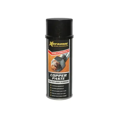 Xeramic Spray al Rame Professionale 400 ml, Previene Ruggine e Corrosione, Resistente a Pressioni e Temperature Elevate, da -35°C a +1.100°C