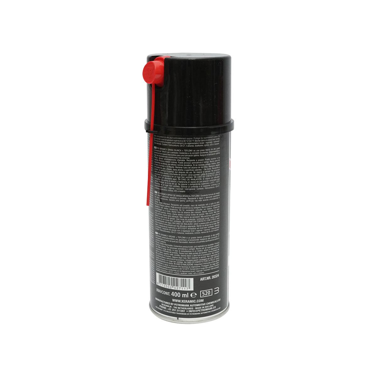 Xeramic Spray Vaselina Bianca con Teflon, 400 ml Xeramic - immagine 2