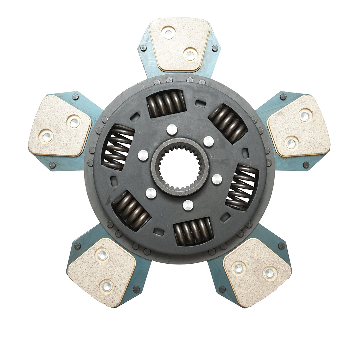 Disco frizione Massey Ferguson 215mm Codice OEM 3435019M1, 3435019M2, 3435019M3, 3709302M91, 3709446M91, 4264079M91, 6252995M91 - immagine 3