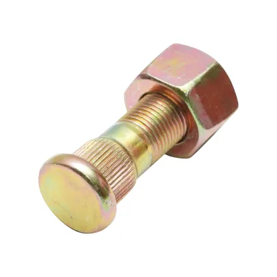 Prigioniero con dado ruota posteriore per Massey Ferguson , Case IH  e Ford  Codici OEM: 881162M2, 881162M1, 957E1120, 81815912, C5NN1120F, 3047575R2, 3047575R3, 81717274 - immagine 4