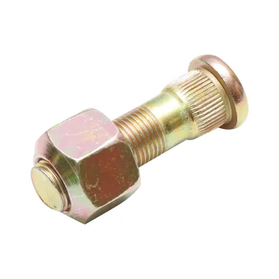 Prigioniero con dado ruota posteriore per Massey Ferguson , Case IH  e Ford  Codici OEM: 881162M2, 881162M1, 957E1120, 81815912, C5NN1120F, 3047575R2, 3047575R3, 81717274 - immagine 3