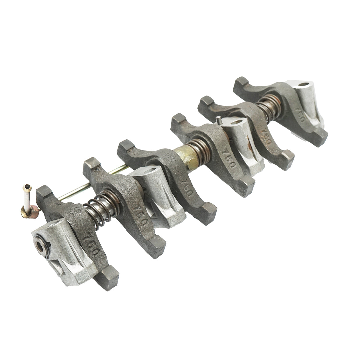 Rampa bilanciere assemblata 3 cilindri motore Massey Ferguson Perkins codice OEM 41151307, 83135 - immagine 4
