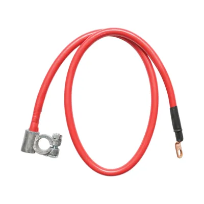 Cavo batteria negativo rosso John Deere 966mm codice OEM AR28950 - immagine 2