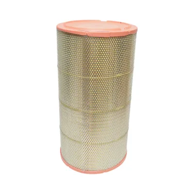 Filtro aria esterno New Holland, Massey Ferguson, Fendt, Caterpillar, John Deere, Volvo, Case IH 177x313x570mm Codice OEM P777871 - immagine 4