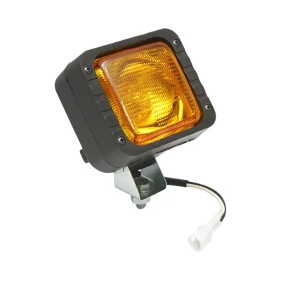 Lampada gialla proiettore da lavoro universale John Deere, JCB 12V, 55W, H3 codice OPM O010219Y - immagine 3