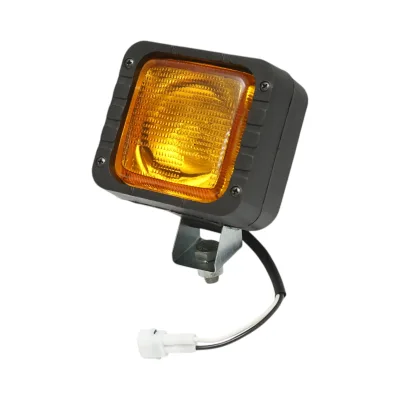 Lampada gialla proiettore da lavoro universale John Deere, JCB 12V, 55W, H3 codice OPM O010219Y - immagine 5