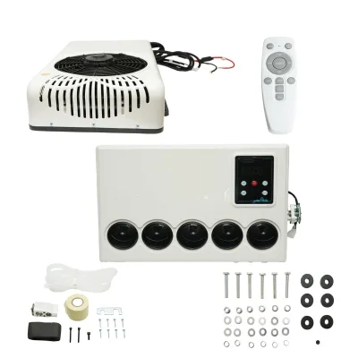 Climatizzatore fisso per macchinari industriali AC universale 24V, 2400W, 8200 BTU con telecomando - immagine 2