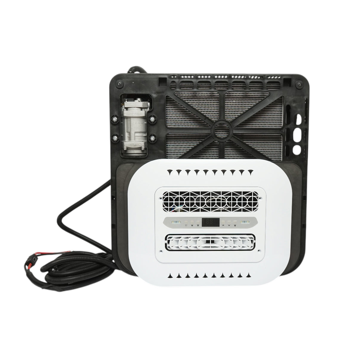 Climatizzatore fisso per veicoli e macchinari industriali AC universale 12V, 2200W, 7600 BTU con telecomando - immagine 2