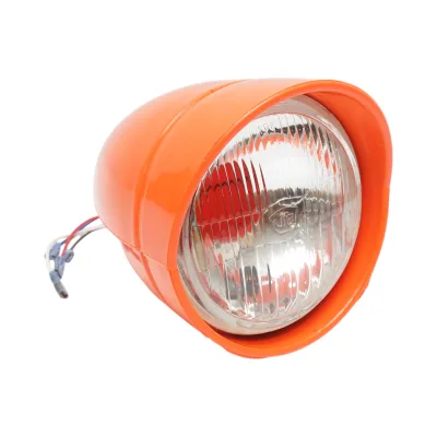 Faro tondo destro completo di calotta UTB U-445 e Fiat - immagine 3