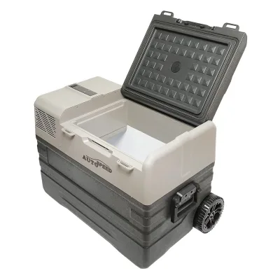 Frigorifero da auto con compressore e ruote tipo trolley 42L 12-24-220V 60W - immagine 5