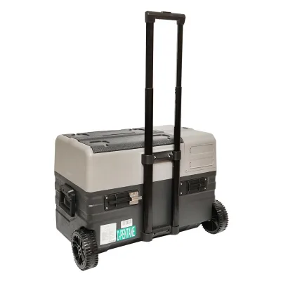 Frigorifero da auto con compressore e ruote tipo trolley 42L 12-24-220V 60W - immagine 4