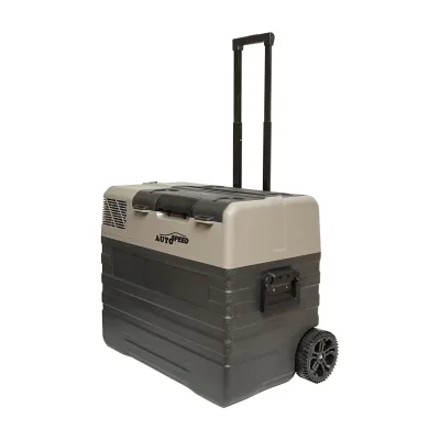Frigorifero da auto con compressore e ruote tipo trolley 52L 12-24-220V 60W - immagine 5