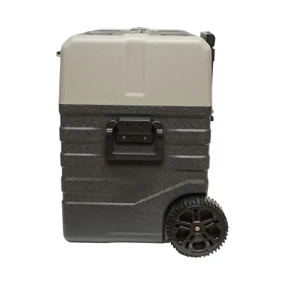 Frigorifero da auto con compressore e ruote tipo trolley 52L 12-24-220V 60W - immagine 3