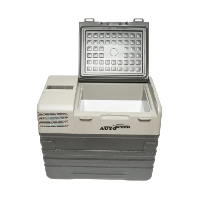 Frigorifero da auto con compressore e ruote tipo trolley 52L 12-24-220V 60W - immagine 6
