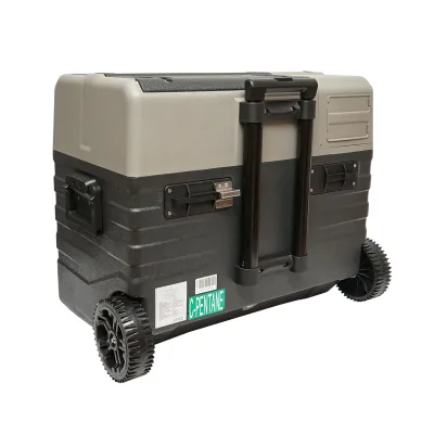 Frigorifero da auto con compressore e ruote tipo trolley 52L 12-24-220V 60W - immagine 4