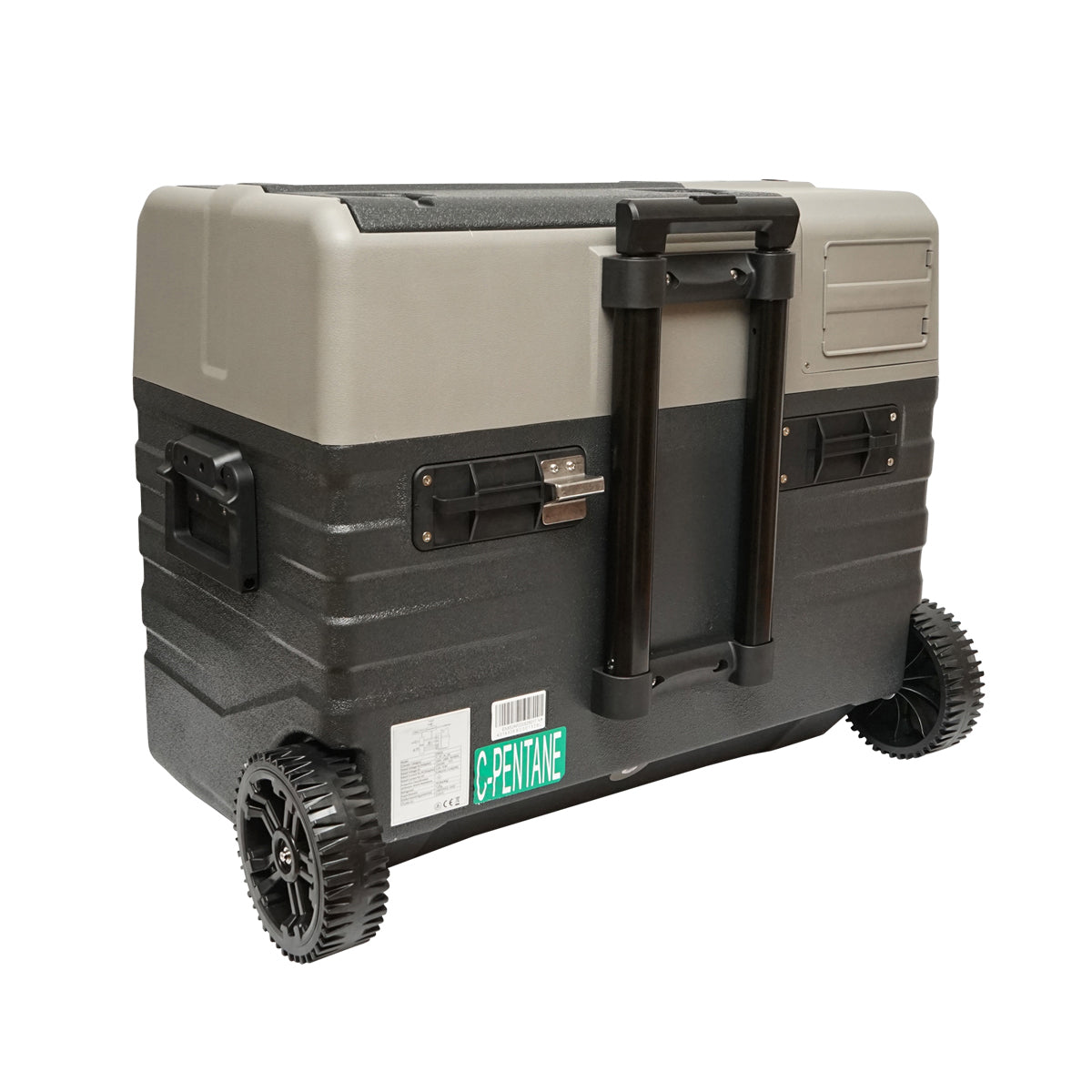Frigorifero da auto con compressore e ruote tipo trolley 52L 12-24-220V 60W - immagine 4