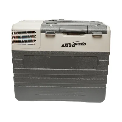 Frigorifero da auto con compressore e ruote tipo trolley 52L 12-24-220V 60W - immagine 2