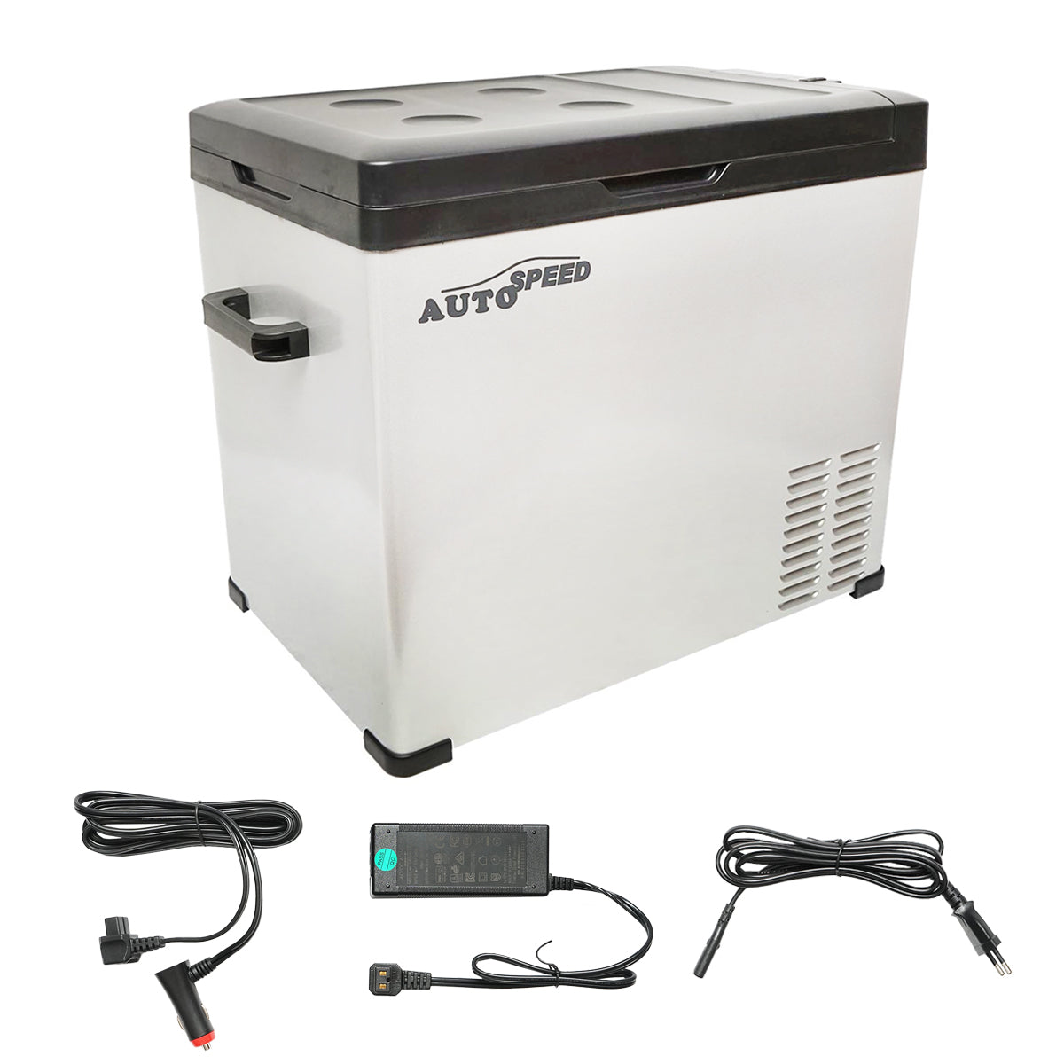 Frigorifero intelligente per auto con compressore 50L 12-24-220V 80W, Bluetooth