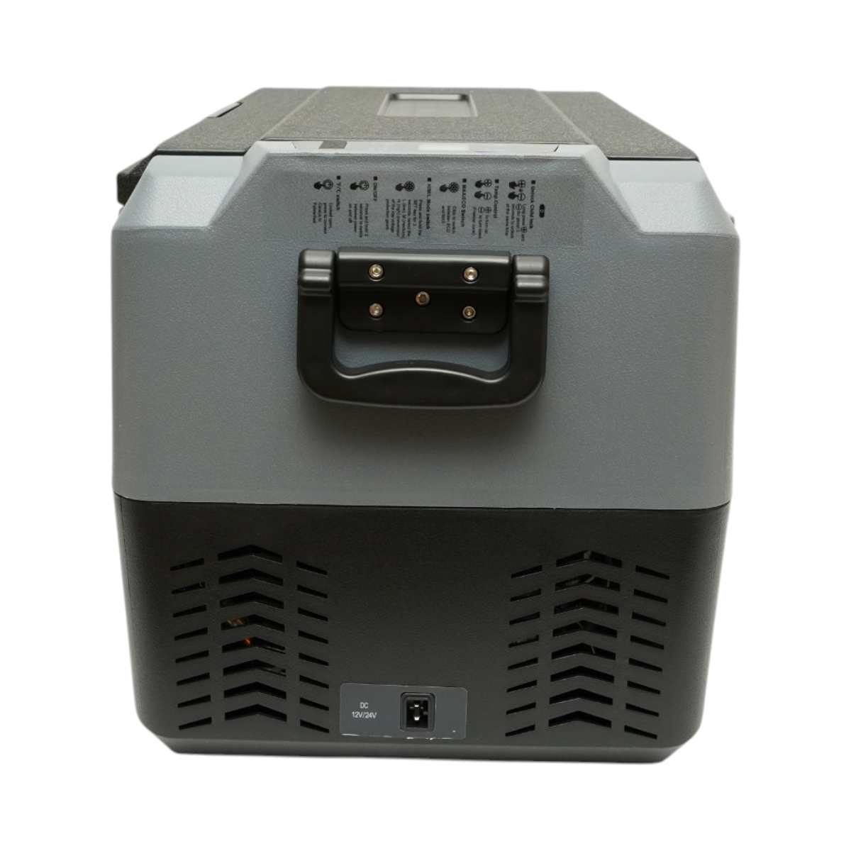 Frigorifero per auto 35L con compressore 12V-24V-220V, 60W, display LCD, doppia zona di raffreddamento, USB 630x390x390mm - immagine 5