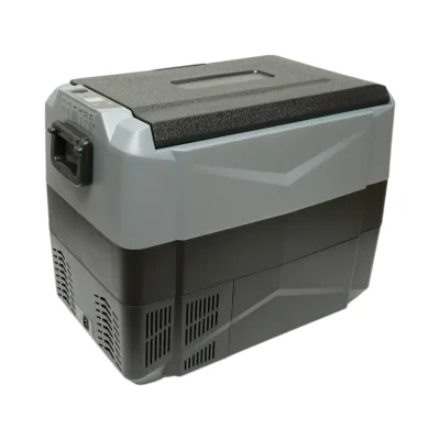 Frigorifero per auto 45L con compressore 12V-24V-220V, 60W, display LCD, doppia zona di raffreddamento, USB 630x390x490mm - immagine 6