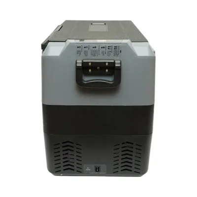 Frigorifero per auto 45L con compressore 12V-24V-220V, 60W, display LCD, doppia zona di raffreddamento, USB 630x390x490mm - immagine 5