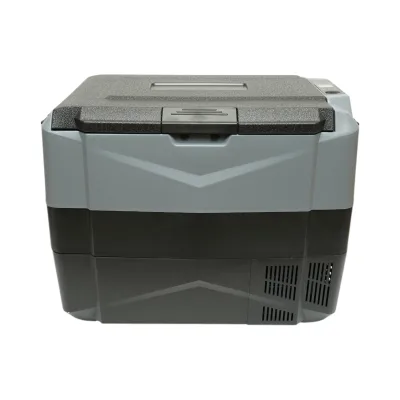 Frigorifero per auto 45L con compressore 12V-24V-220V, 60W, display LCD, doppia zona di raffreddamento, USB 630x390x490mm - immagine 4