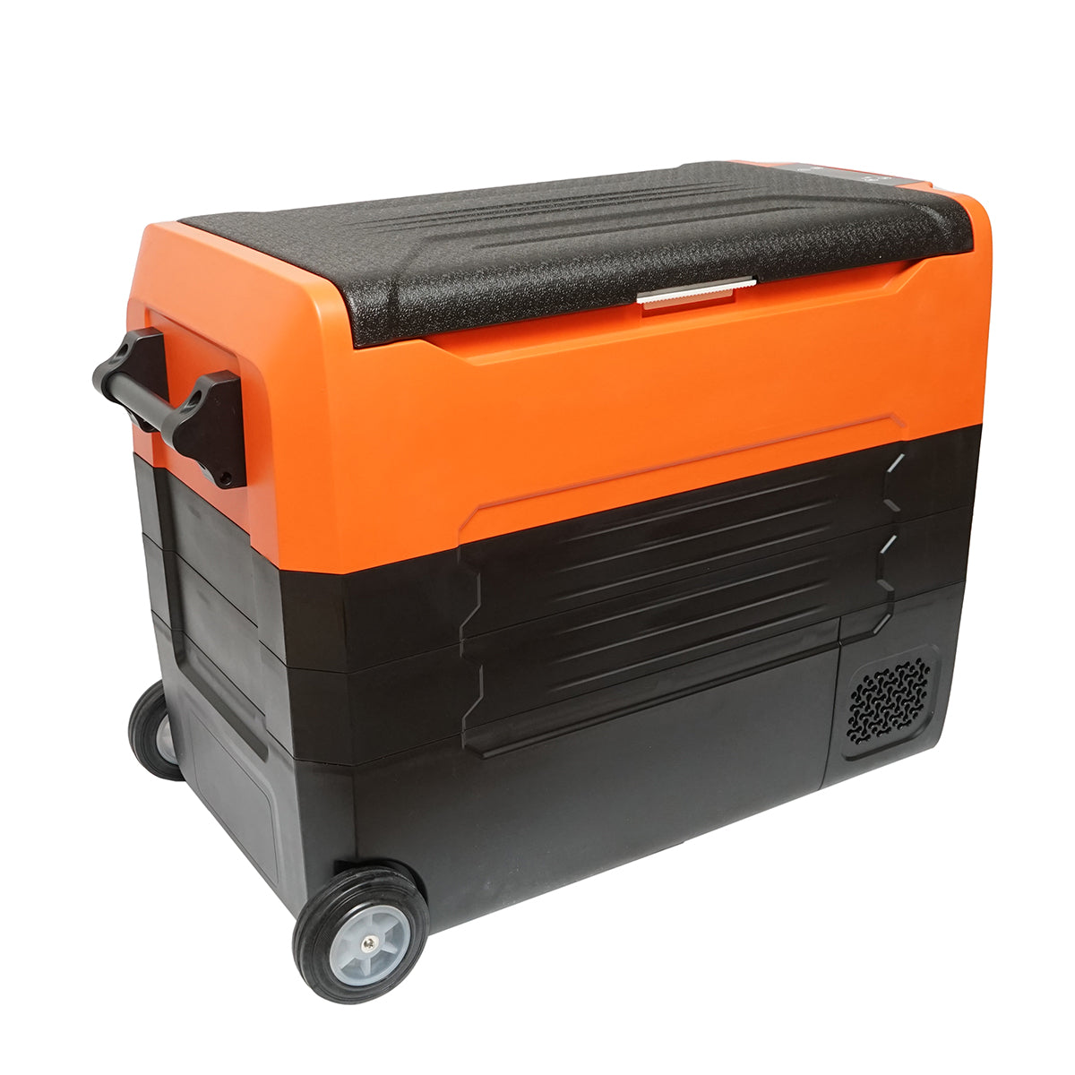 Frigorifero per auto 47L con compressore 12-24-220V, 45W tipo trolley 726x390x513mm - immagine 3