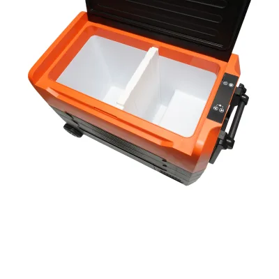Frigorifero per auto 47L con compressore 12-24-220V, 45W tipo trolley 726x390x513mm - immagine 5