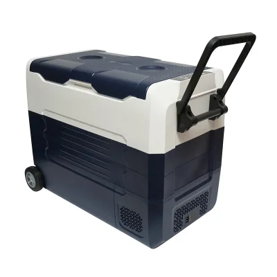 Frigorifero per auto 52L con compressore 12-24-220V, 45W tipo trolley 726x390x513mm - immagine 6