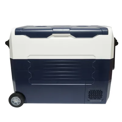 Frigorifero per auto 52L con compressore 12-24-220V, 45W tipo trolley 726x390x513mm - immagine 2