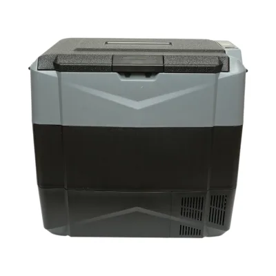 Frigorifero per auto 55L con compressore 12V-24V-220V, 60W, display LCD, doppia zona di raffreddamento, USB 630x390x590mm - immagine 4
